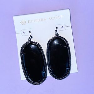 Gunmetal Black Danielle Earrings